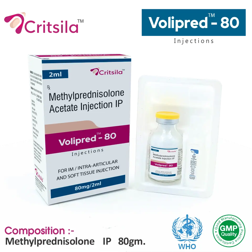 Methylprednisolone (80mg) Injection in PCD Pharma Franchise at Best Price